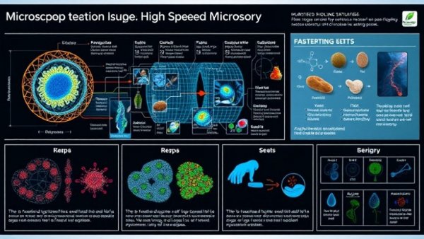 High-speed microscopy techniques diagram in biological imaging.