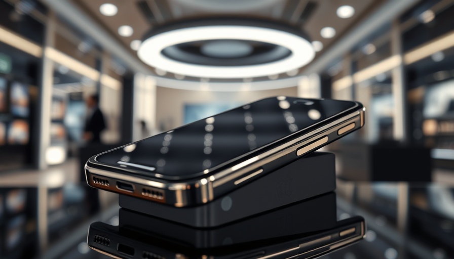 iPhone 17 Price Shock: Futuristic display in showroom