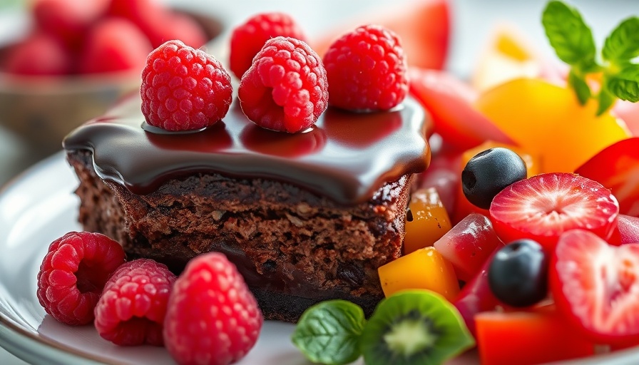 Reduce belly fat with food swaps: dessert vs. fruit salad.