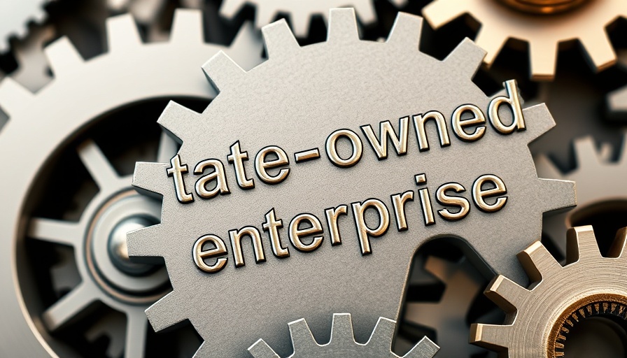 Government Ownership in Public Companies symbolized by interlocking gears.
