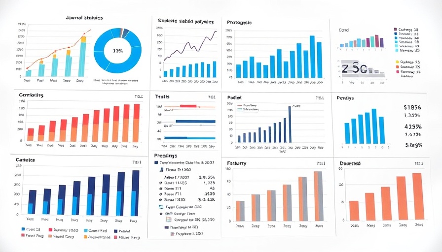 Graphs and charts showing journal statistics and trends.