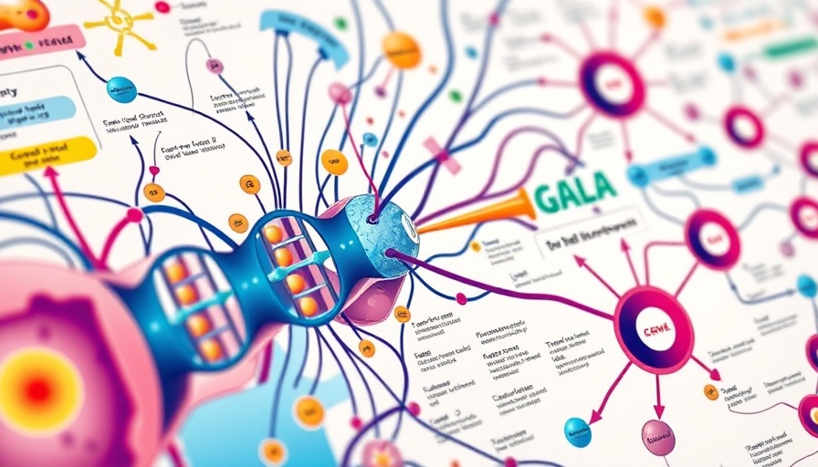 Diagram illustrating biotechnology gene networks with clear labels.