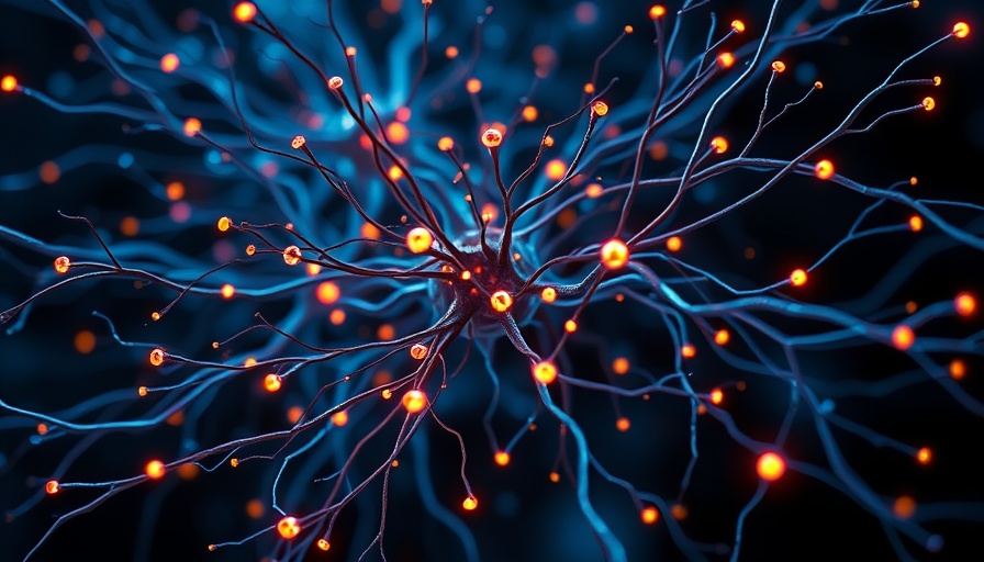 Futuristic neural network symbolizing sleep and memory consolidation