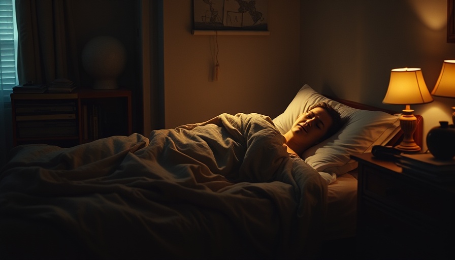 Impact of chronic benzodiazepine use on sleep in a dimly lit room.