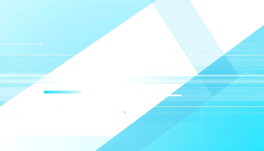 Abstract image representing AI in data analytics with blue gradient.