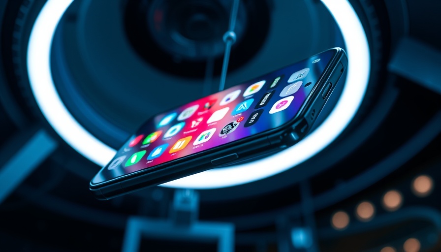 iPhone 17 Air featuring vibrant display and modern design.