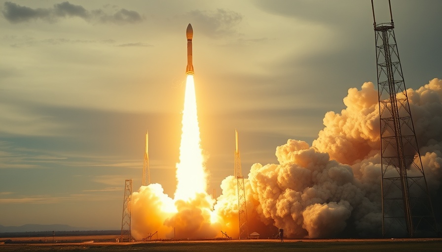 SpaceX rocket launch with bright flames and smoke