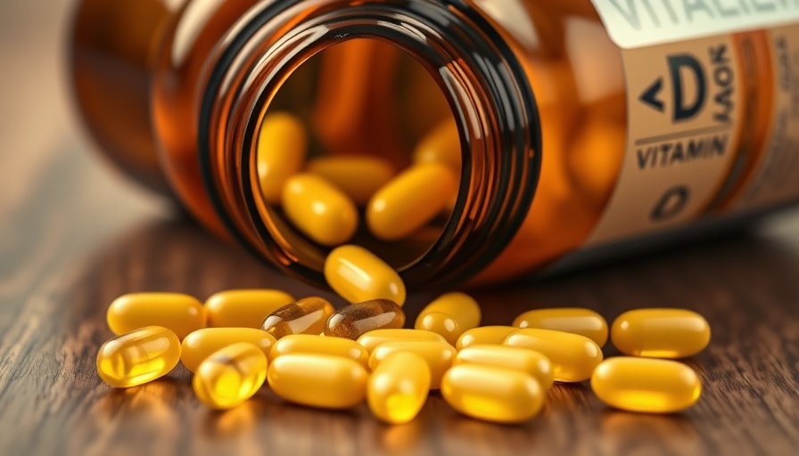 Vitamin D tablets spilling from a bottle; best vitamin D supplements in India.
