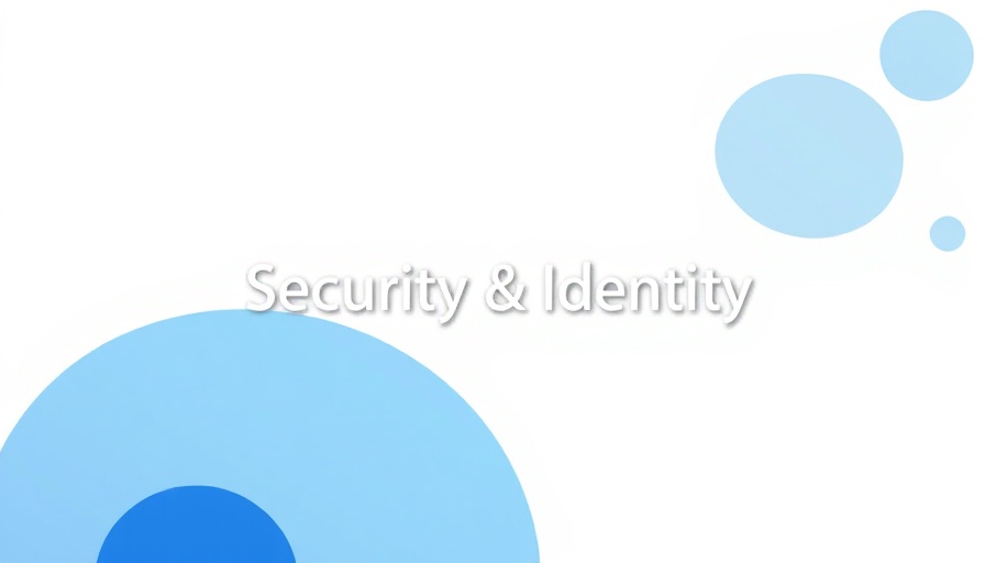 Agentic SOC Workshops for security professionals: Modern abstract design with Security & Identity text.