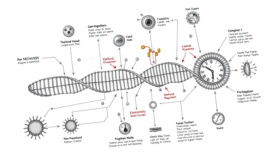 Diagram illustrating a gene regulation technique in molecular biology.