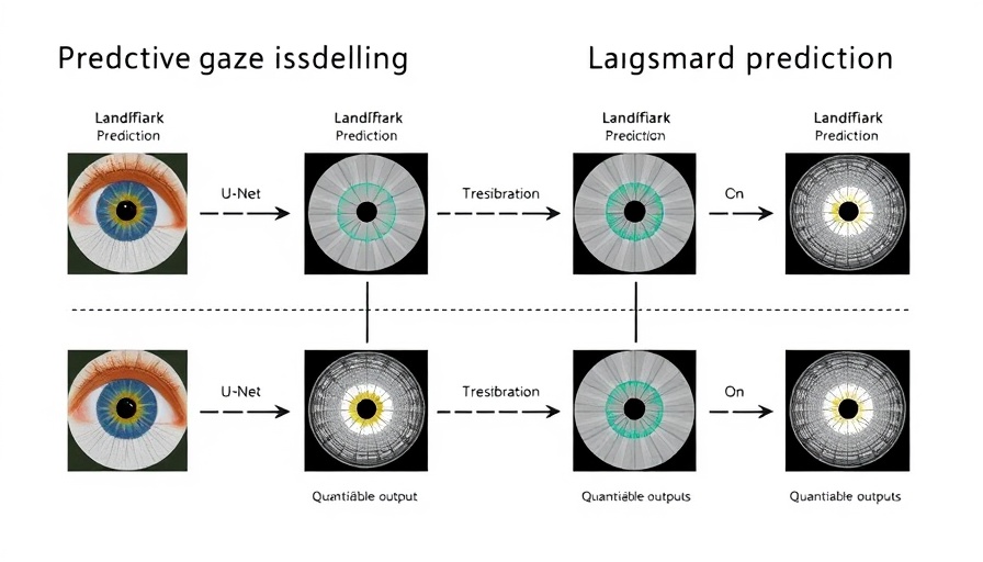Predictive gaze modeling diagram enhances digital accessibility.