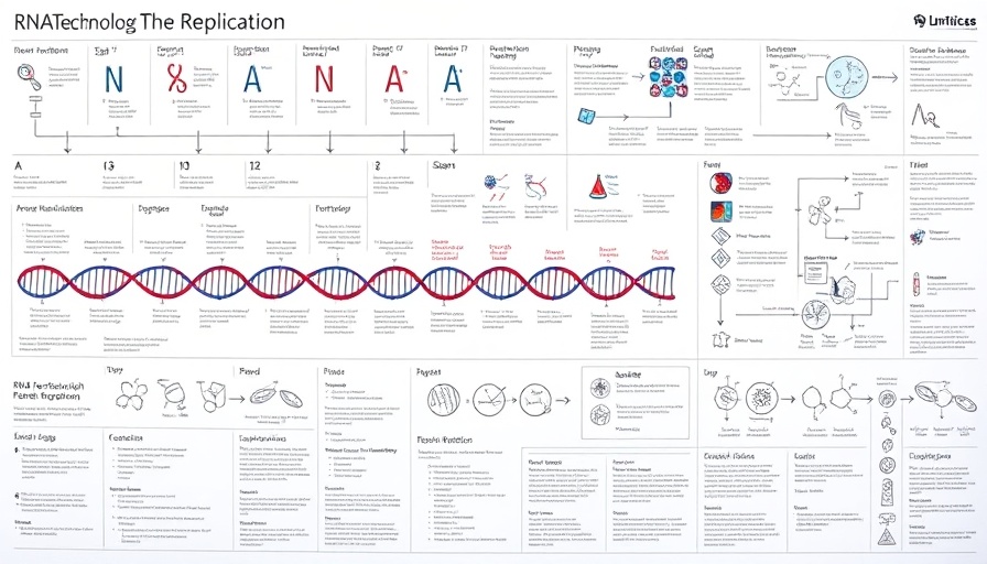 Illustrative diagram of RNA technology and phage replication processes.