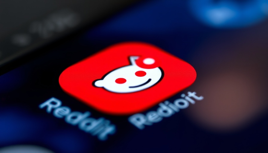 Close-up of Reddit app icon with a notification badge.