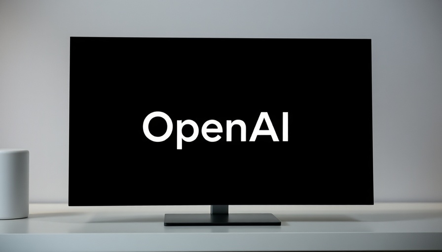 OpenAI logo on black screen symbolizing partnership.