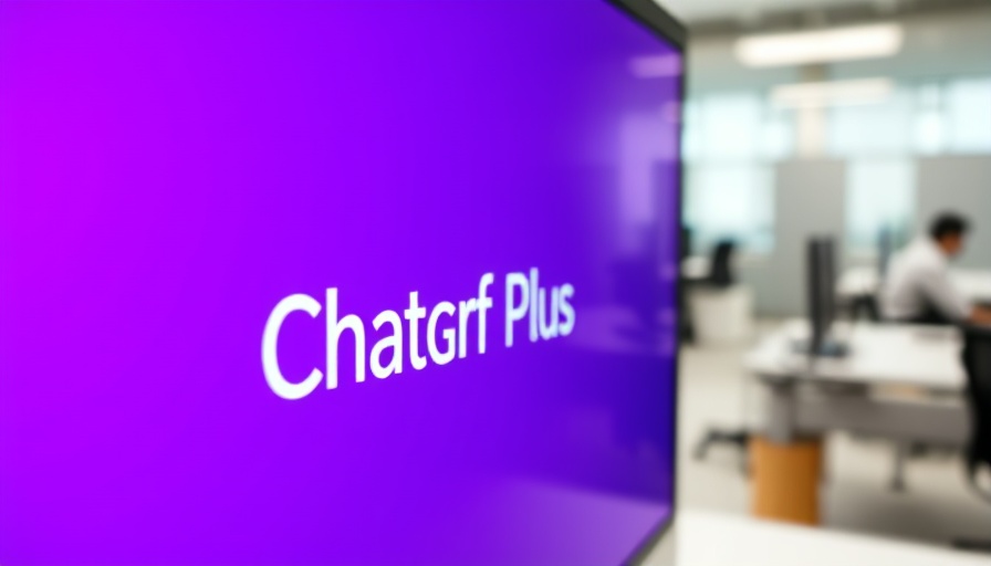 ChatGPT Plus introduction screen on a computer display.
