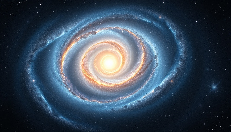Luminous spiral galaxy related to NASA's Roman mission.