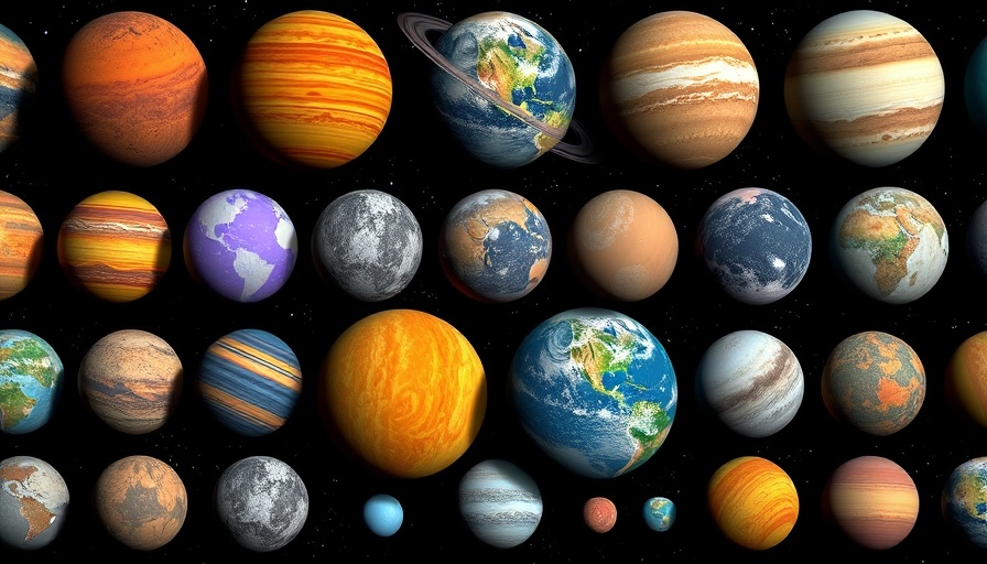 NASA 6000 exoplanets concept showing colorful planetary diversity.
