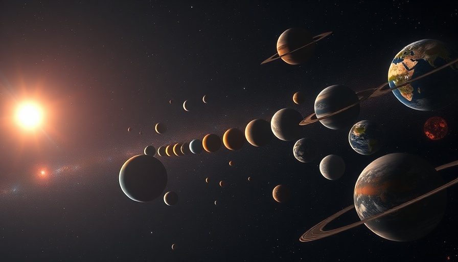 NASA exoplanet discovery visualized as colorful exoplanet array.