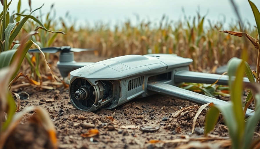 Russian jet-powered Shahed drone crashed in a cornfield.