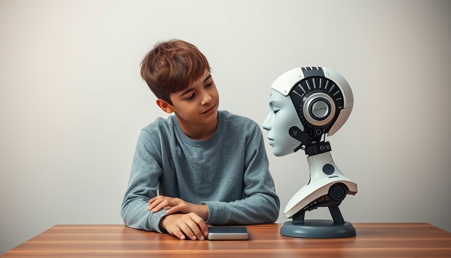 Emotion-sensing robot interaction with a young person, indoors.