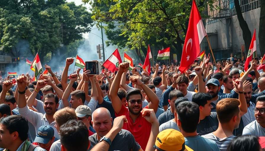 Vibrant protest in Nepal captured by Travel YouTuber