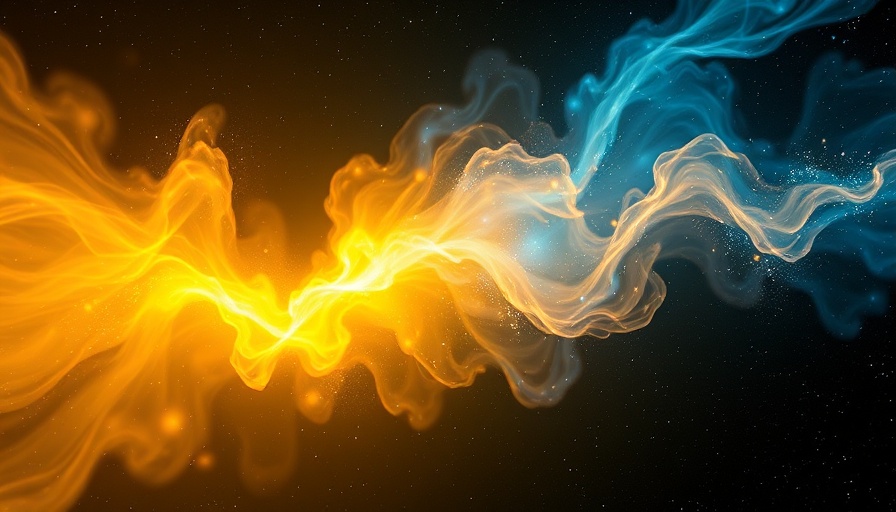 Abstract galactic nuclei simulation with swirling nebula