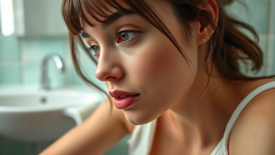 Close-up of feminine hygiene products in a modern bathroom setting.