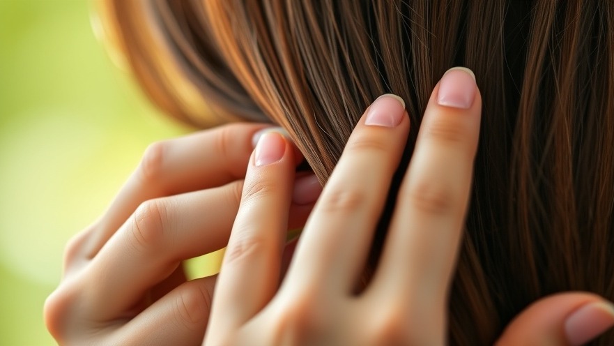 Close-up of hands applying hair oil, showcasing effective hair care tips for growth.