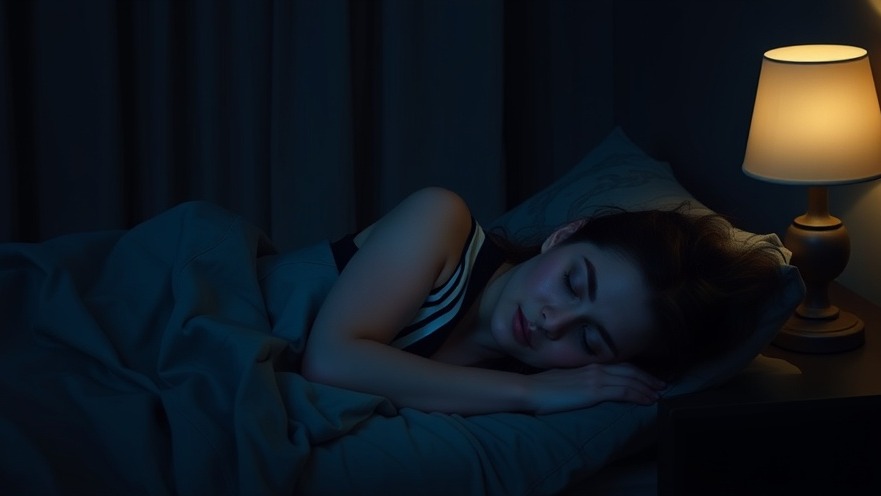 Peaceful sleep in darkness, highlighting gut microbiota sleep disorders.