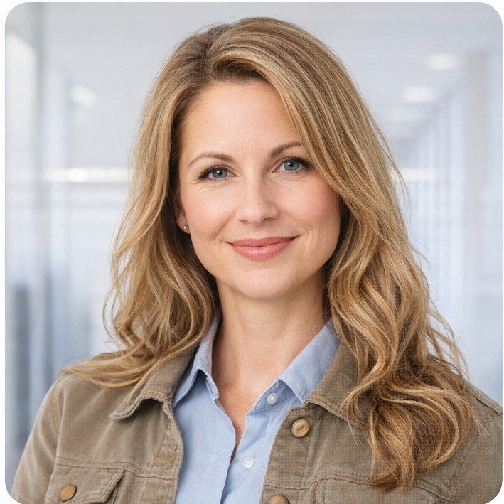 Portrait of Suzanne Jensen, Senior Correspondent — Home Renovation & Contracting for Stratalyst Media