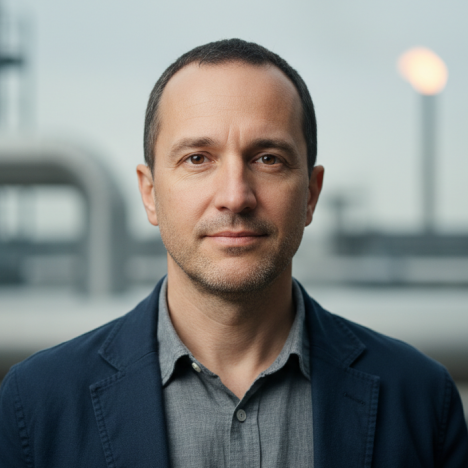 Portrait of Sage Rowen, EnergyTech Correspondent — Subsurface Systems & Oilfield Innovation for Stratalyst Media