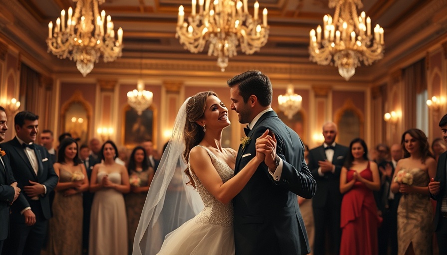 Wedding entertainment in Boston with happy couple dancing.