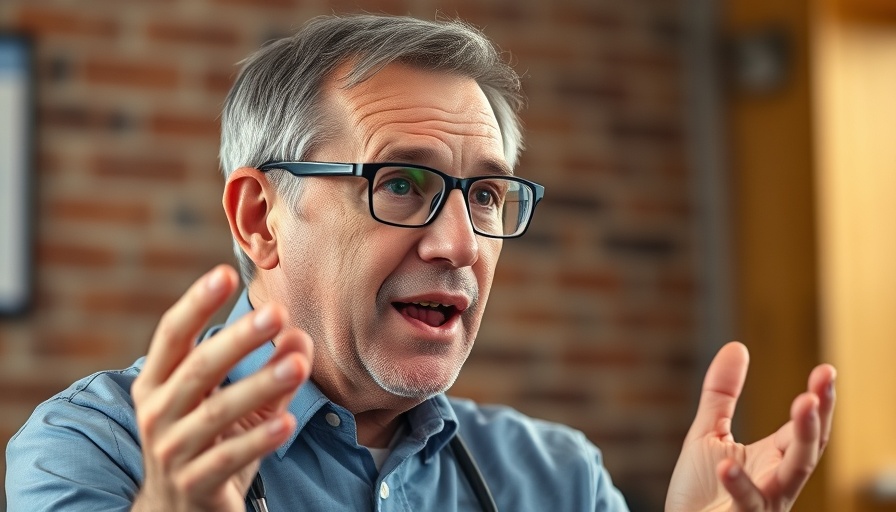 Antivaxxer debate with a man in medical attire speaking animatedly.