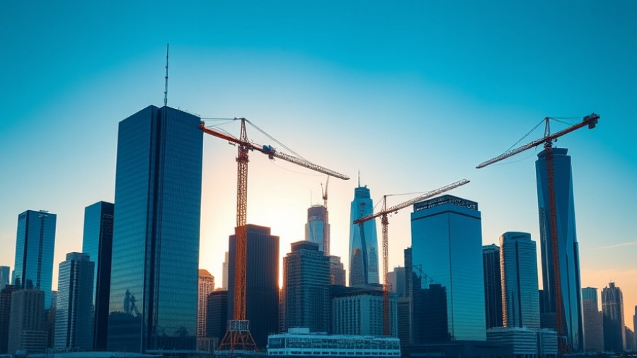 Immigrant Entrepreneurs in America urban development scenery.