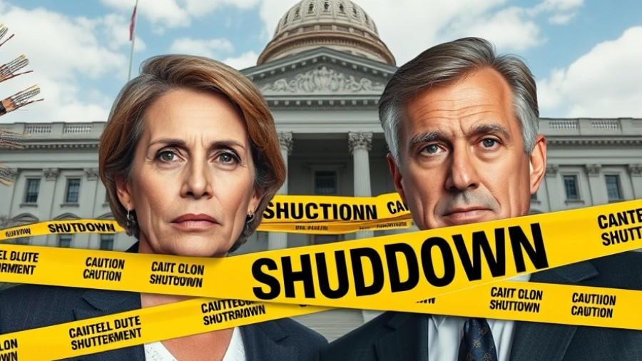 Government Shutdown Impact on Healthcare visualized with serious figures.