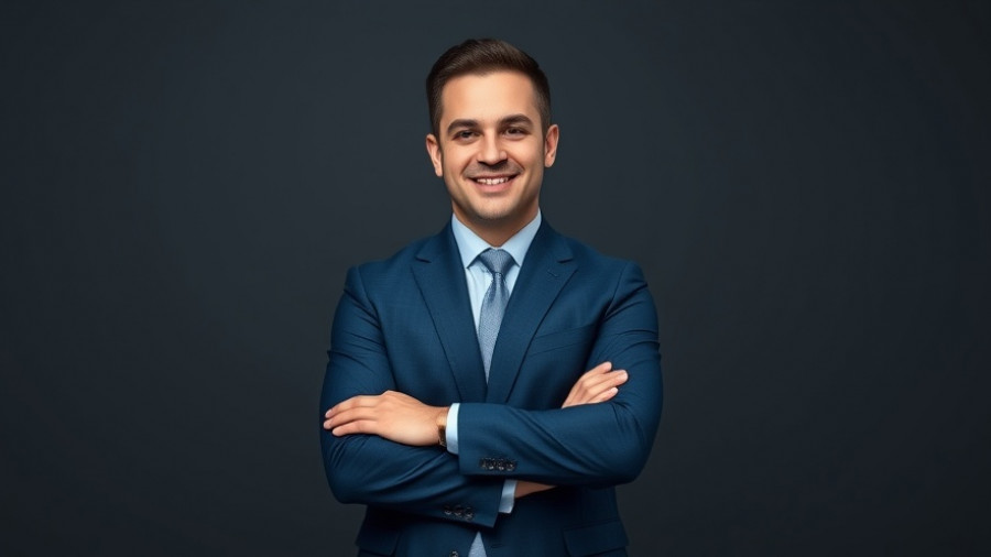 Businessman in a suit showcasing AI Channel Strategy Partnerships
