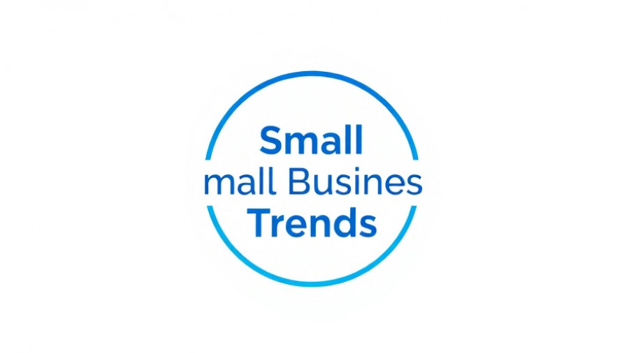 Blue gradient circle logo with 'Small Business Trends' text.