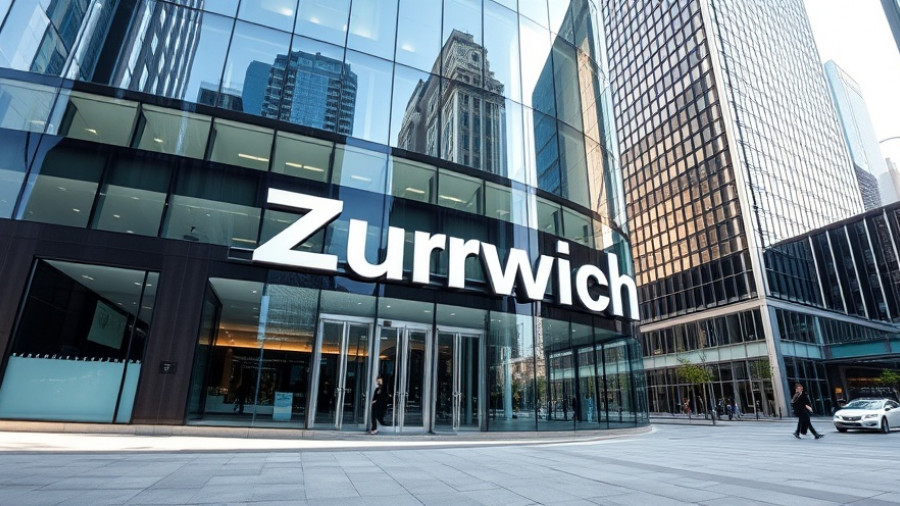 Modern office building with Zurwich signage, emphasizing empathy in customer experience.