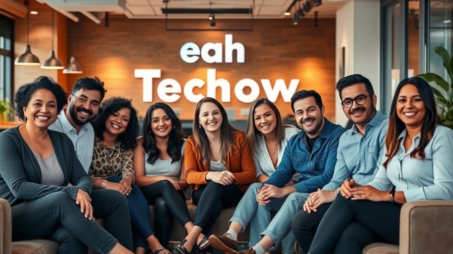 Diverse professionals at Alabama startup investment accelerator in modern office.