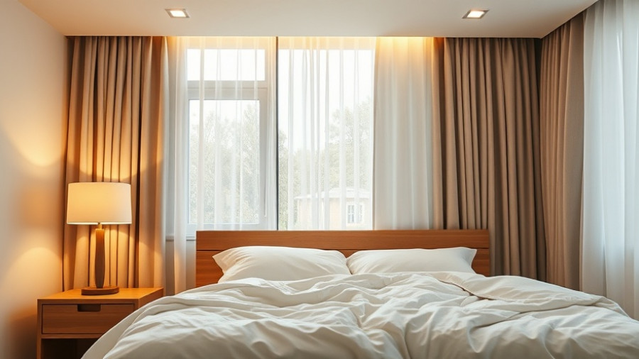 Expert lighting ideas for shorter days in a modern bedroom scene.