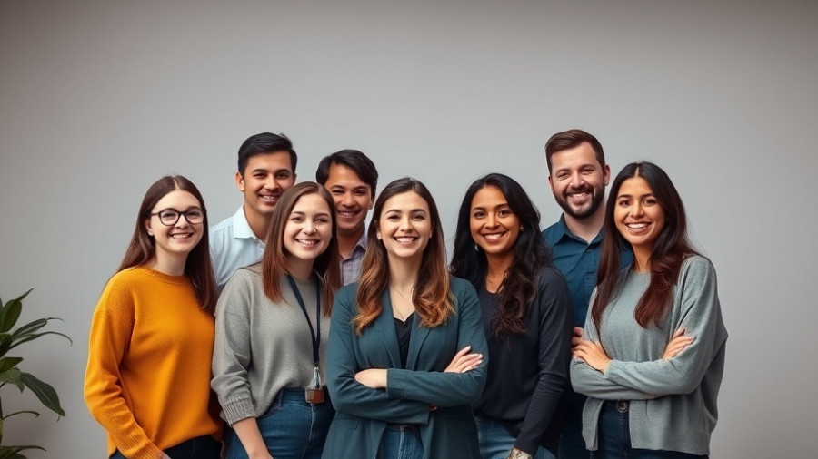 Catalyx Space fundraising team, group of young professionals smiling