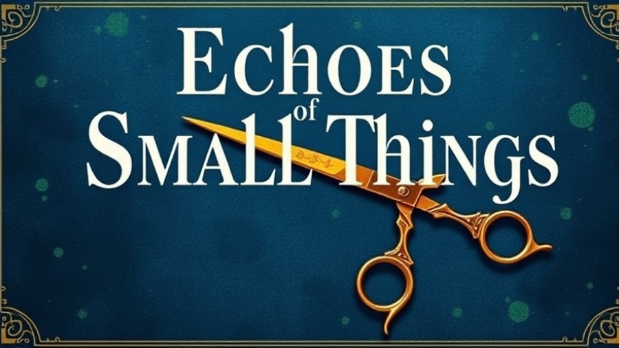 Historical fiction book cover with title 'Echoes of Small Things'.