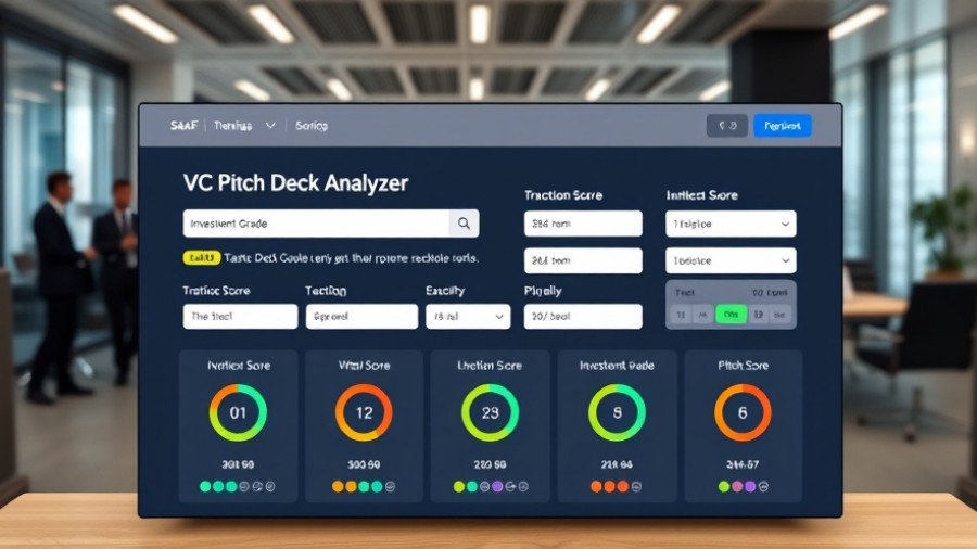 SaaStr.ai VC Pitch Deck Analyzer interface for venture funding challenges.