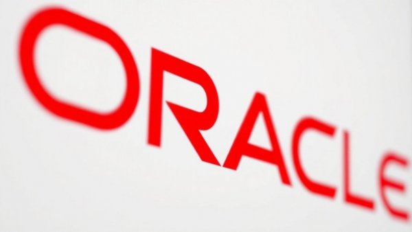 Close-up of Oracle logo, related to top stock picks software cloud sector.