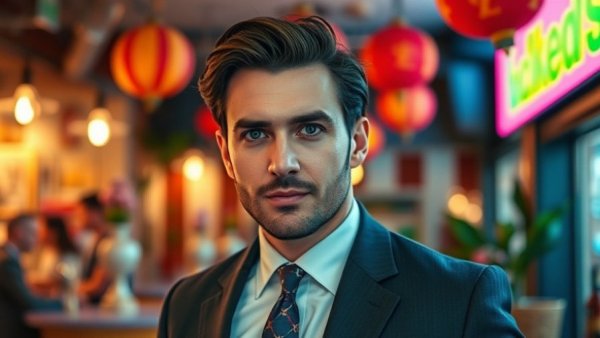 Vibrant community gathering scene with engaging expressions.