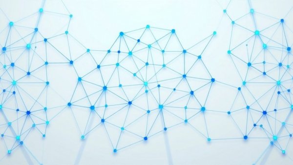 Abstract network symbolizing AI solutions for global trade compliance.