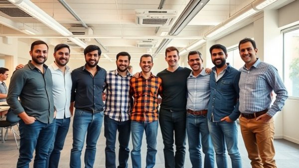 Lawmaker with HVAC industry group during visit