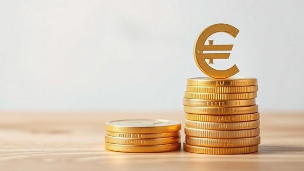 Gold euro coins symbolizing Medicxi biotech fund investment.