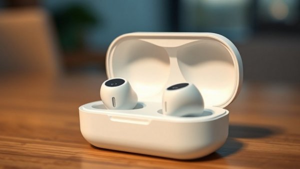 AirPods Pro 2 vs 3 on wooden table, close-up view.