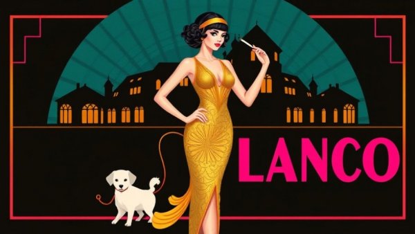 Stylized cover art for Lady Eleanor Swift Mystery Series, featuring a 1920s flapper and Art Deco elements.